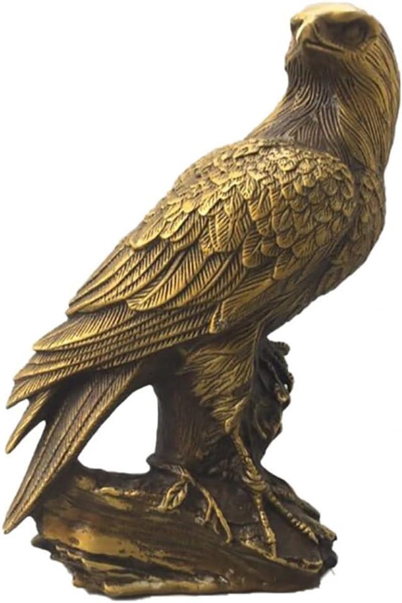 Messing sculptuur koperen beeld voor kantoor decoratie Hoogte: 22 cm