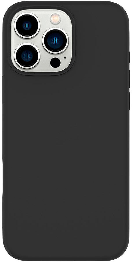 eSTUFF iPhone 16 Pro Max INFINITE RIGA Silikone Bagside Cover - Sort