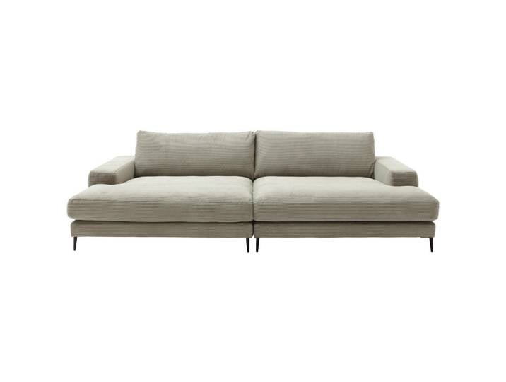 Dieter Knoll Bigsofa, Graubraun, Metall, 2-Sitzer, Füllung: Federn, Kaltschaum, 296x83x177 cm, Typenauswahl, Fußauswahl, Stoffauswahl, planbar, Hocker erhältlich, individuell planbar, Wohnzimmer, Sofas & Couches, Sofas, Bigsofas