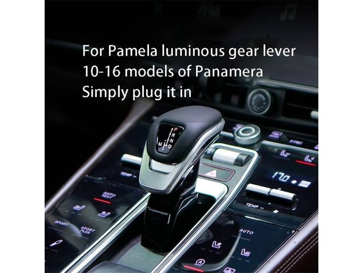 Convient pour Panamera 2010 – 2016, ancienne à nouvelle Modification du levier de vitesse électronique éclairé