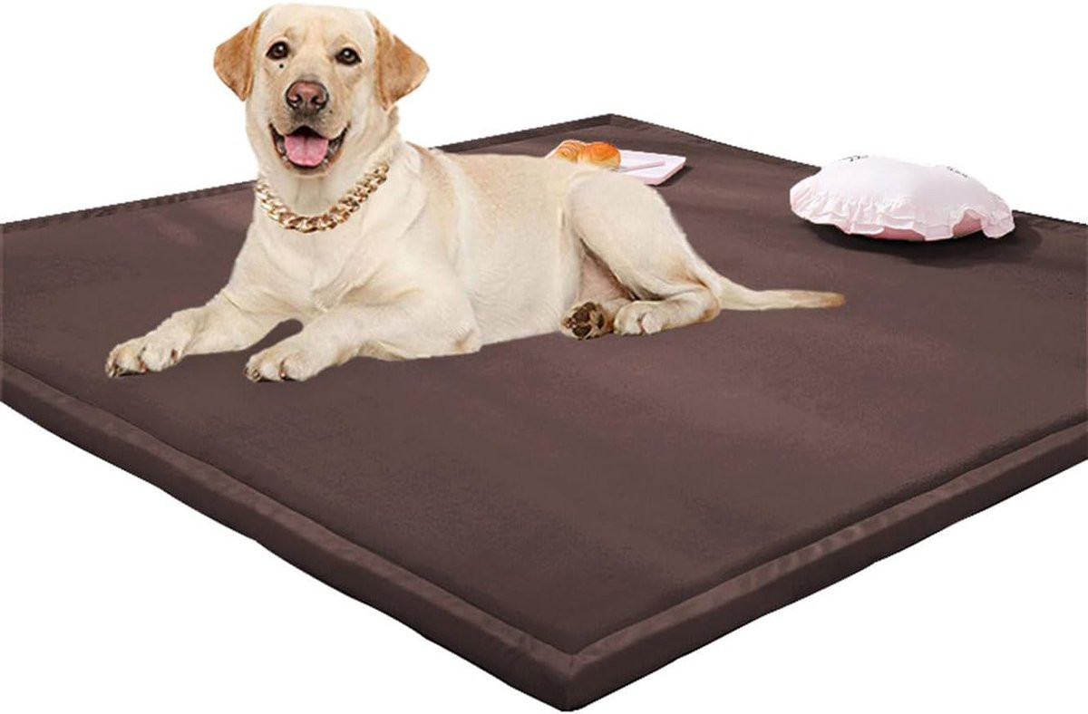 Bruin Vloerkleed Speelmat Ultra Zacht B/D: 50 x 50 cm