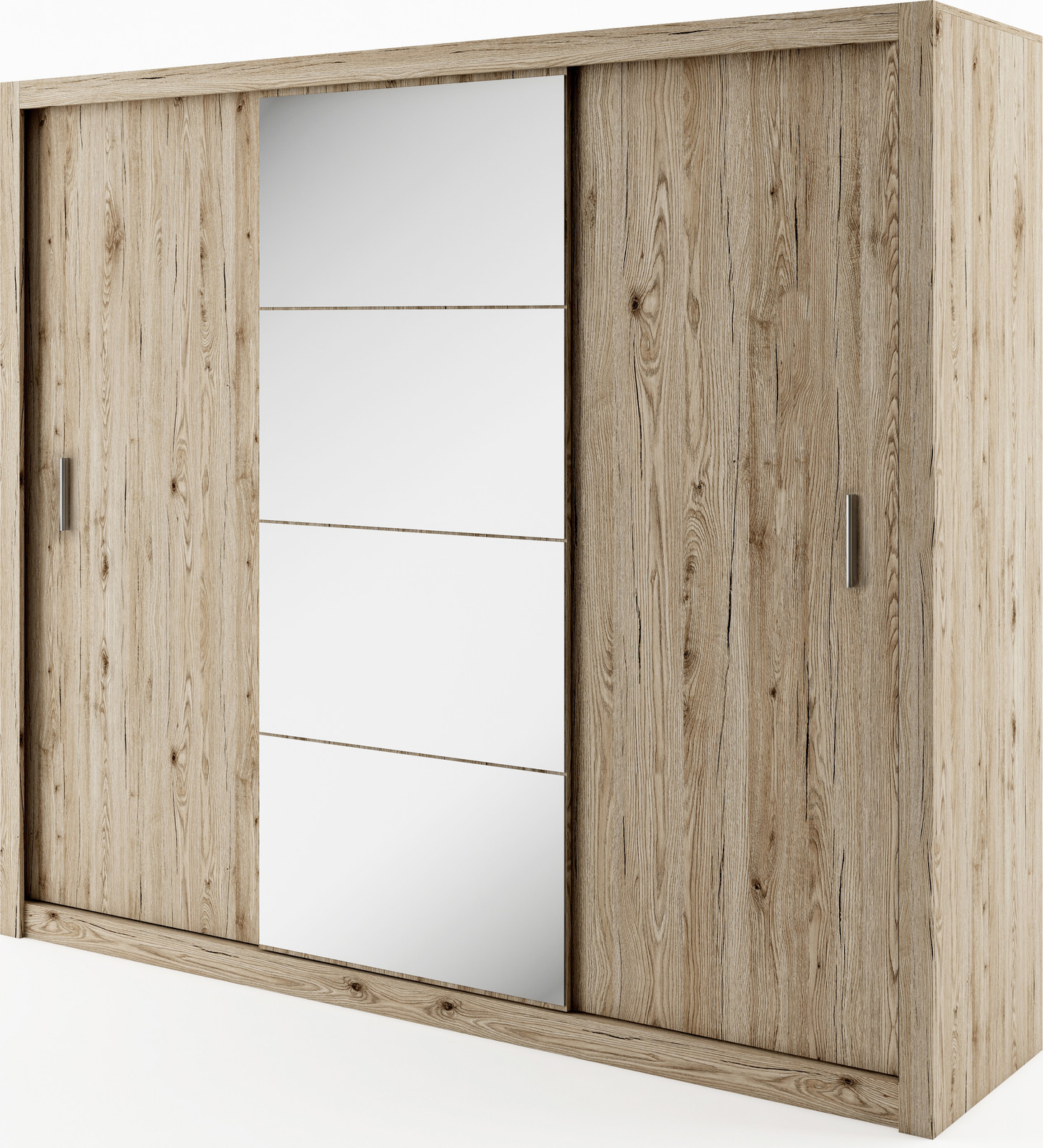 MINIO Kleerkast IDEA 1 met schuifdeuren in San Remo eikenhout