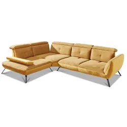 Ecksofa Seattle Stoff Gelb
