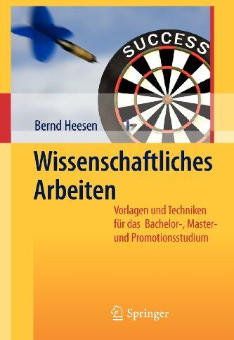 Bernd Heesen - Wissenschaftliches Arbeiten: Vorlagen und Techniken für das Bachelor - Master - und Promotionsstudium (German Edition) - Preis vom 17.10.2026 19:25:27 h