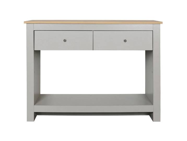 Mid.you Konsolentisch, Naturfarben, Holzwerkstoff, 2 Schublade(n) Schubladen, rechteckig, Wange, 97x76x35 cm, Wohnzimmer, Wohnzimmertische, Konsolentische