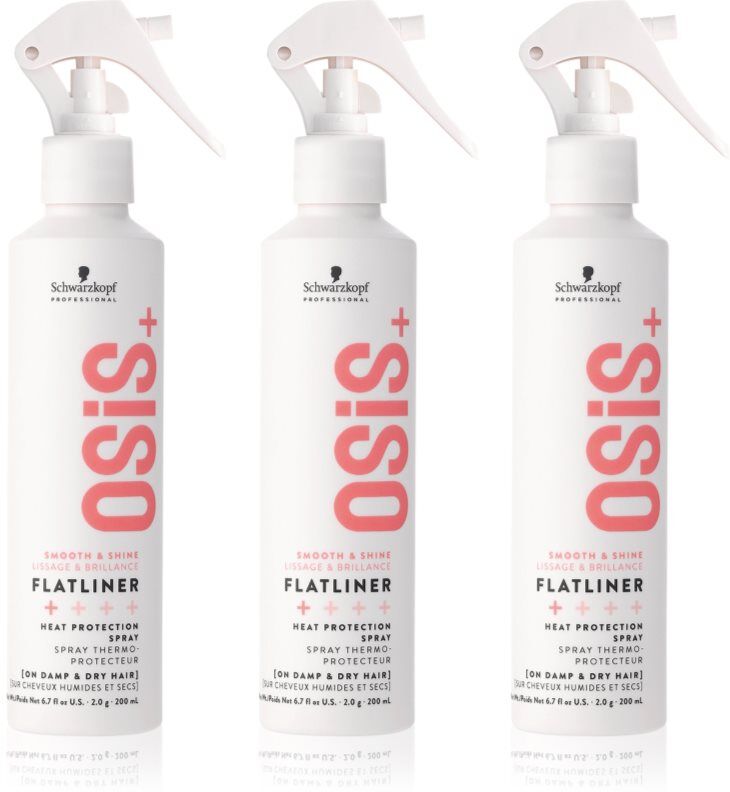 Schwarzkopf Professional Osis+ Flatliner ensemble pour protéger les cheveux contre la chaleur