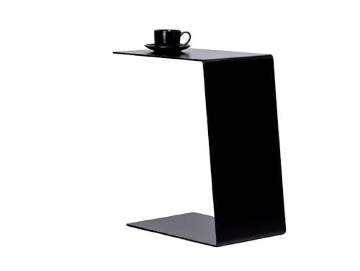 Mayaadi-Home Beistelltisch ST1 Multifunktionaler C-Form Tisch Moderner Laptoptisch für Sofa, Bett & Couch Metallkonstruktion Schwarz oder Weiß
