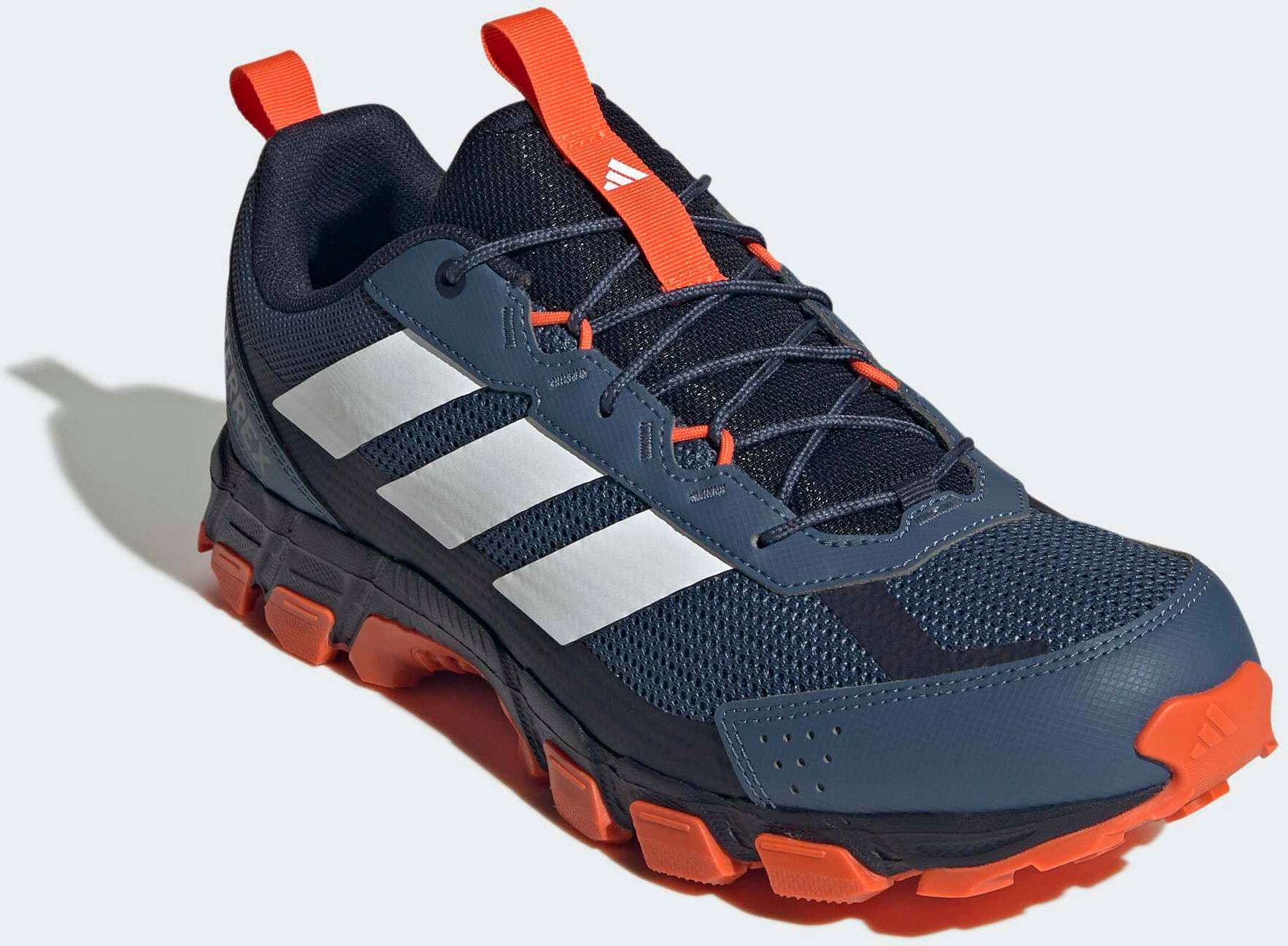 Wanderschuh ADIDAS TERREX "ROCKADIA", Herren, Gr. 41, blau (preloved ink, ftwr weiß, legend ink), Synthetik, Textil, Schuhe Wanderschuh, für mehr Grip preloved ink, ftwr weiß, legend ink 41