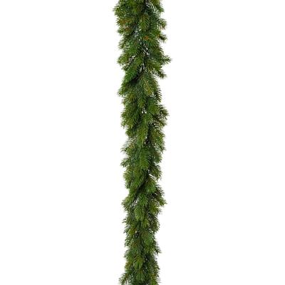 Winterliche Kunstpflanze CREATIV DECO "Weihnachtsdeko, Weihnachtsgirlande", grün, L:120cm, Kunststoff, Kunstpflanzen, Adventskranz Weihnachtsdekoration Weihnachtsgirlande Girlande, Girlande mit 160 Tannenspitzen, Länge 120 cm
