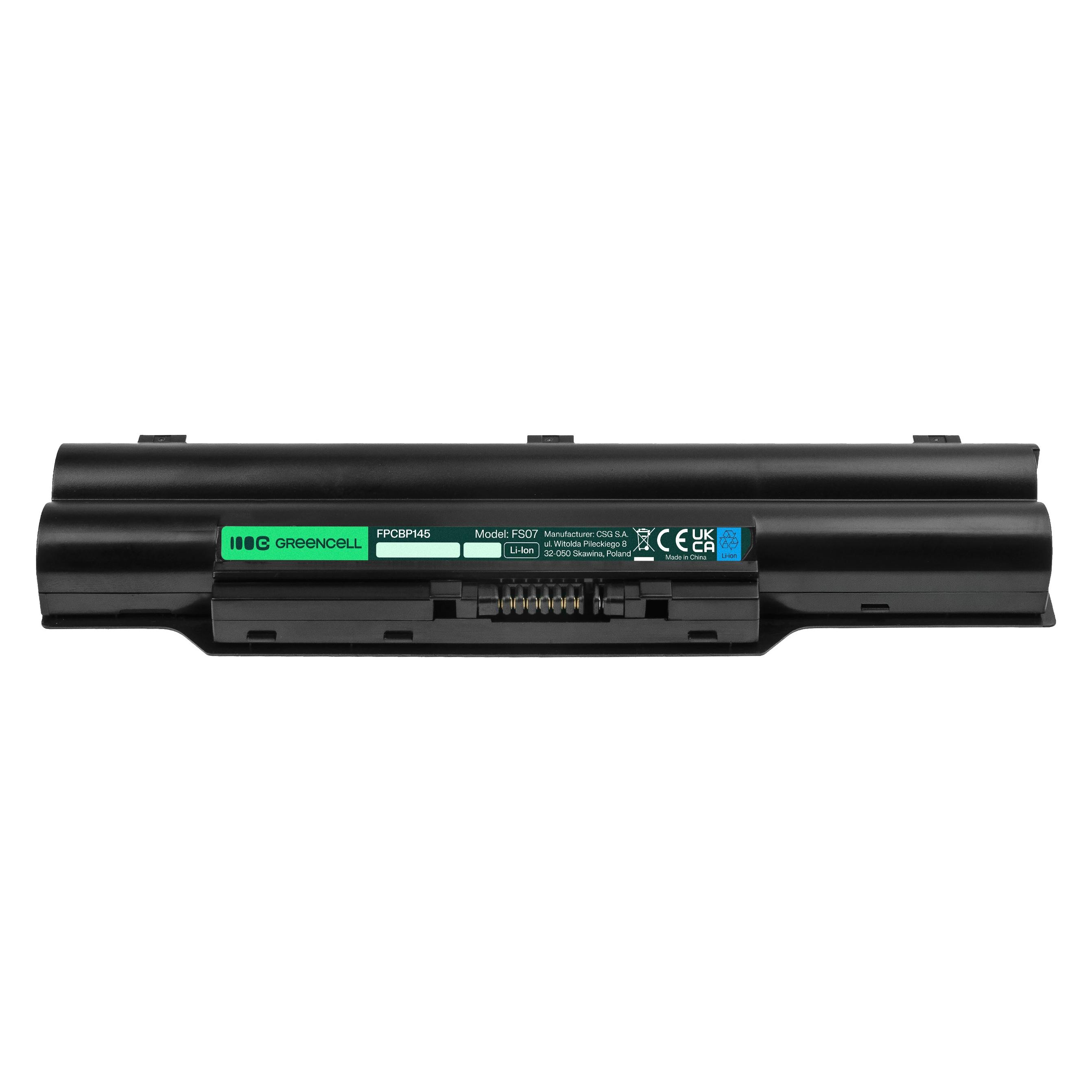 GreenCell Laptop-Akku für Fujitsu Lifebook S751 / E751 / S752 u.v.m. (6 Zellen, 4400 mAh) (FS07)