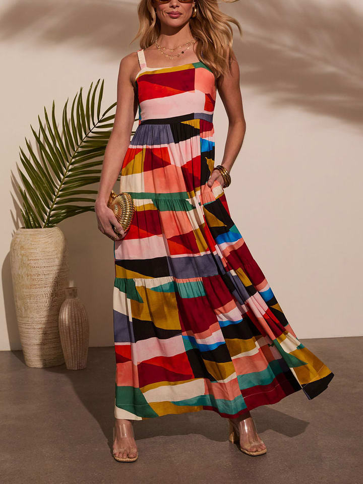 Milan Kiss Kleid in Bunt - M