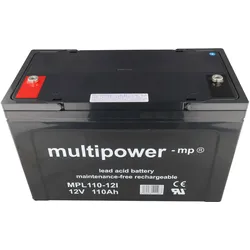 Multipower MPL100-12 12V 100Ah Long Life Bleiakku AGM Blei Gel Akku MPL110-12I