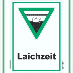 HB-Druck Laichzeit Aufkleber A0 (841x1189mm)