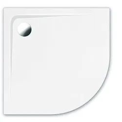 repaBAD Viertelkreisduschwanne Bologna repaGrip, 100 x 100 x 4 cm in Weiss