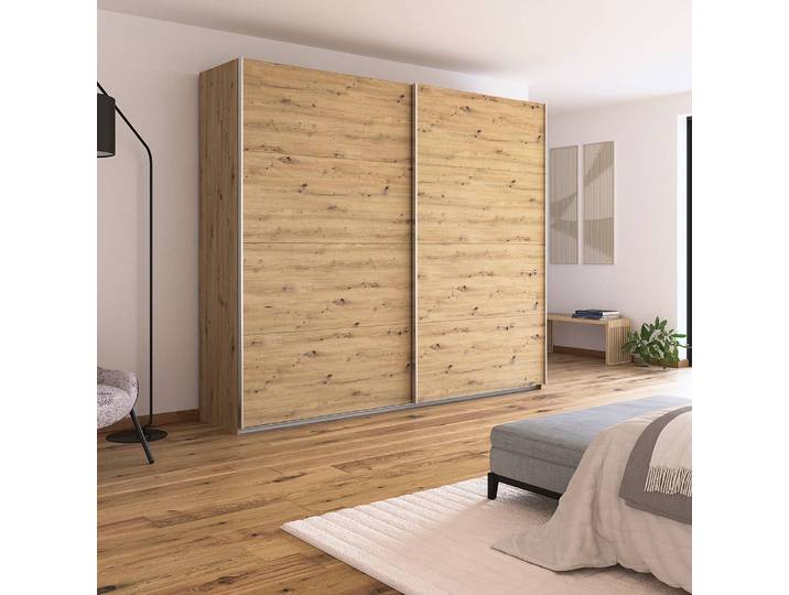 Armoire - Uni 271cm Marron/Imitation chêne Artisan