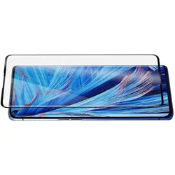 QDOS Oppo Find X2 Neo OptiGuard Full Screen Curved 100% Schutzfolie (Oppo Find X2 Neo), Smartphone Schutzfolie, Schwarz