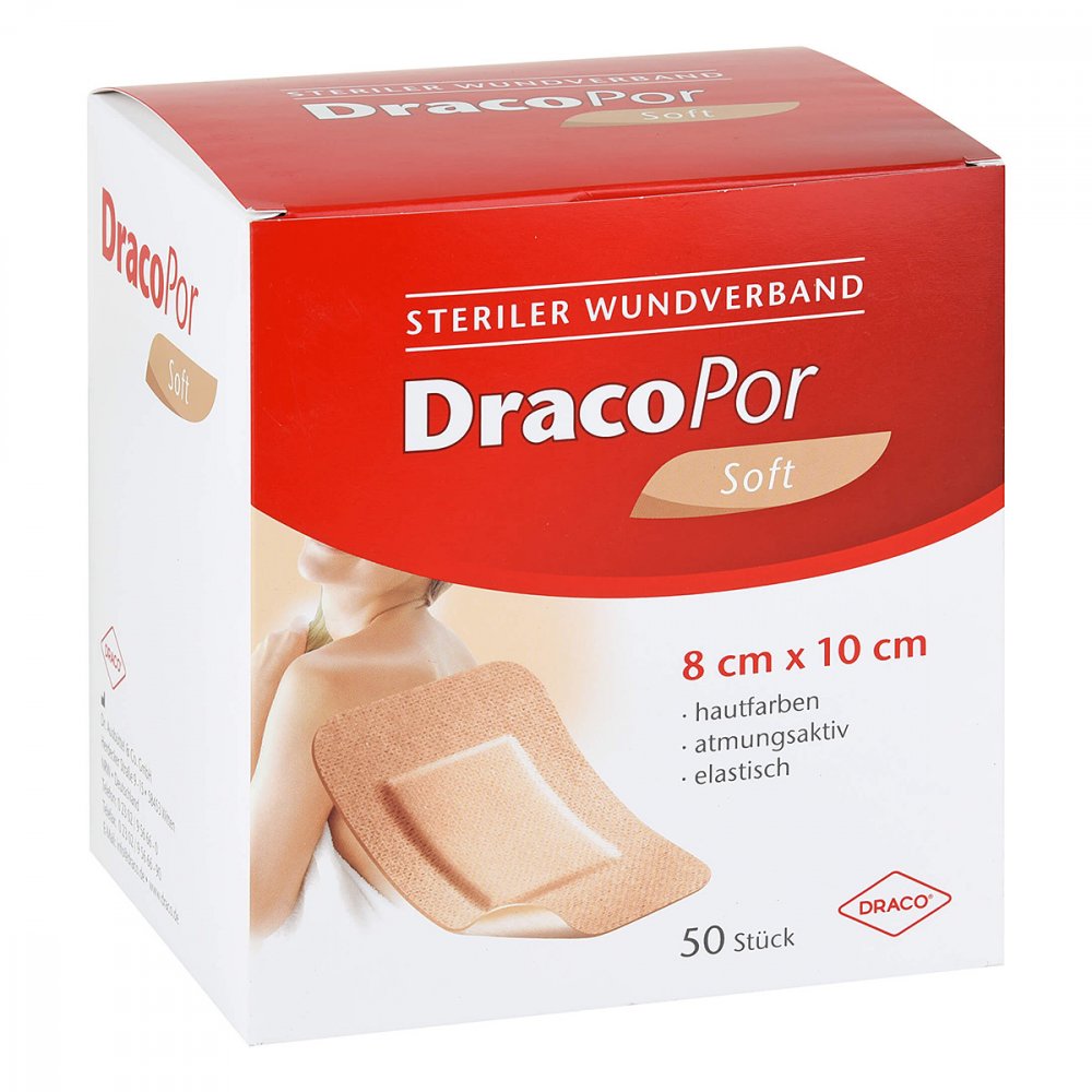 Dr. Ausbüttel GmbH & Co. KG Dracopor Wundverband 8x10 cm steril hautfarben 12749163