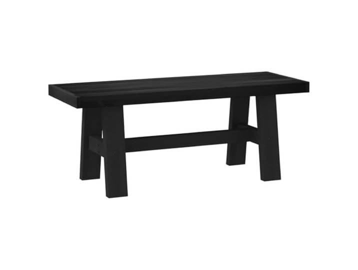 HWKQEQRF Esstischbank NOAIN 120 x 41 x 45 cm Massives Kiefernholz Massive Kiefer, Latten-Design, matte Oberfläche, robuste Beine, für Esszimmer und Küche