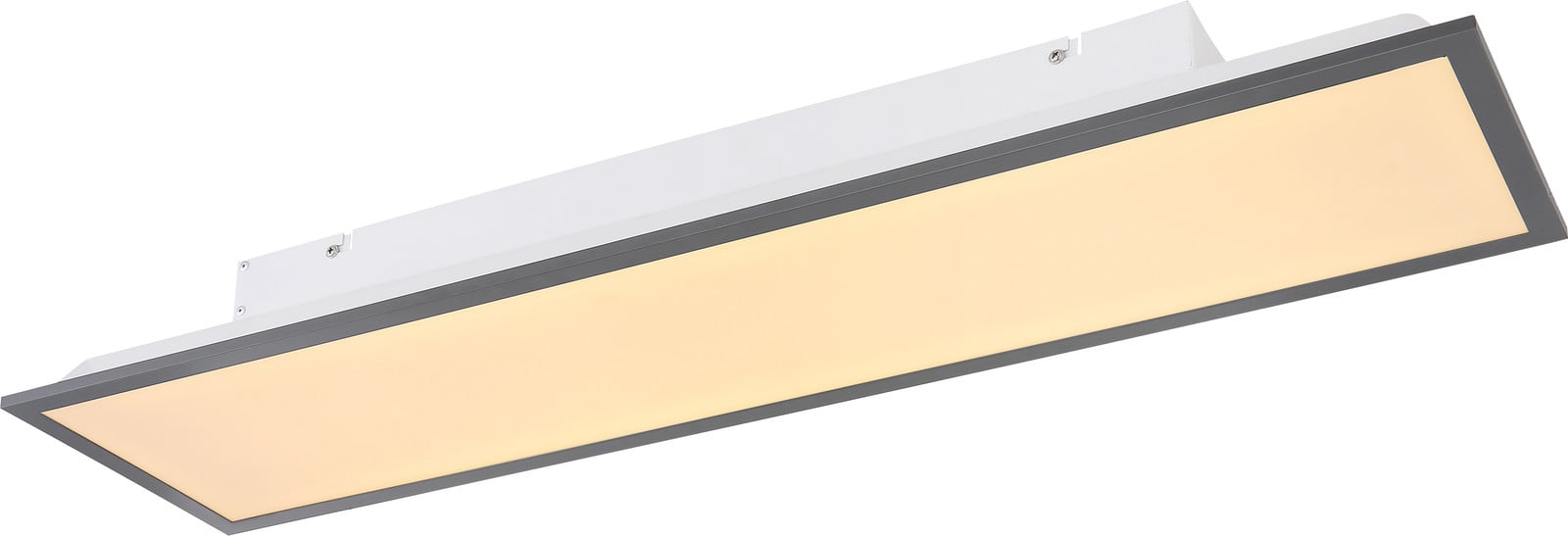 Globo Lighting LED plafondlamp, wit aluminium panel