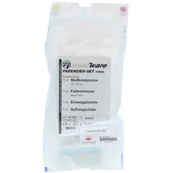 Fadenzieh SET Steril m.Trennmesser+Pinze 1 St