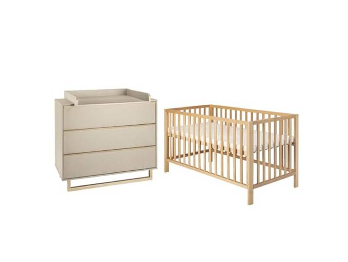 Schardt Kinderzimmer Set Terry 2-teilig Kinderbett Wickelkommode & Ansatz