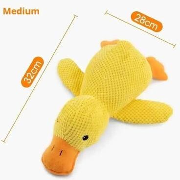 Inspired Finds SnuggleQuack Calming Plush Duck Dog Toy medium Duck