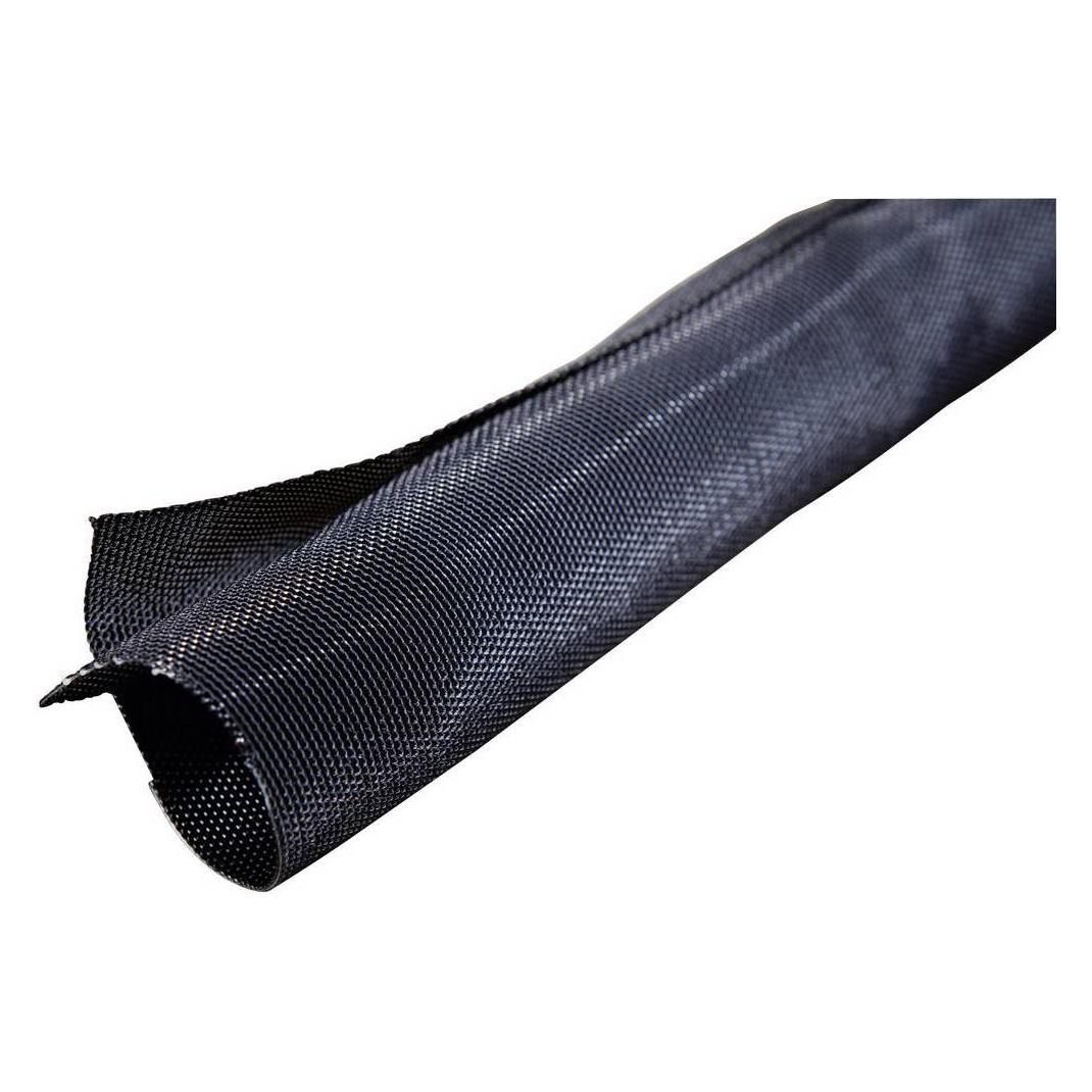DSG Canusa 8690130955 Geflechtschlauch Schwarz Polyester 13 bis 13 mm 3 m (Kabelschlauch, 300 cm) (8690130955)