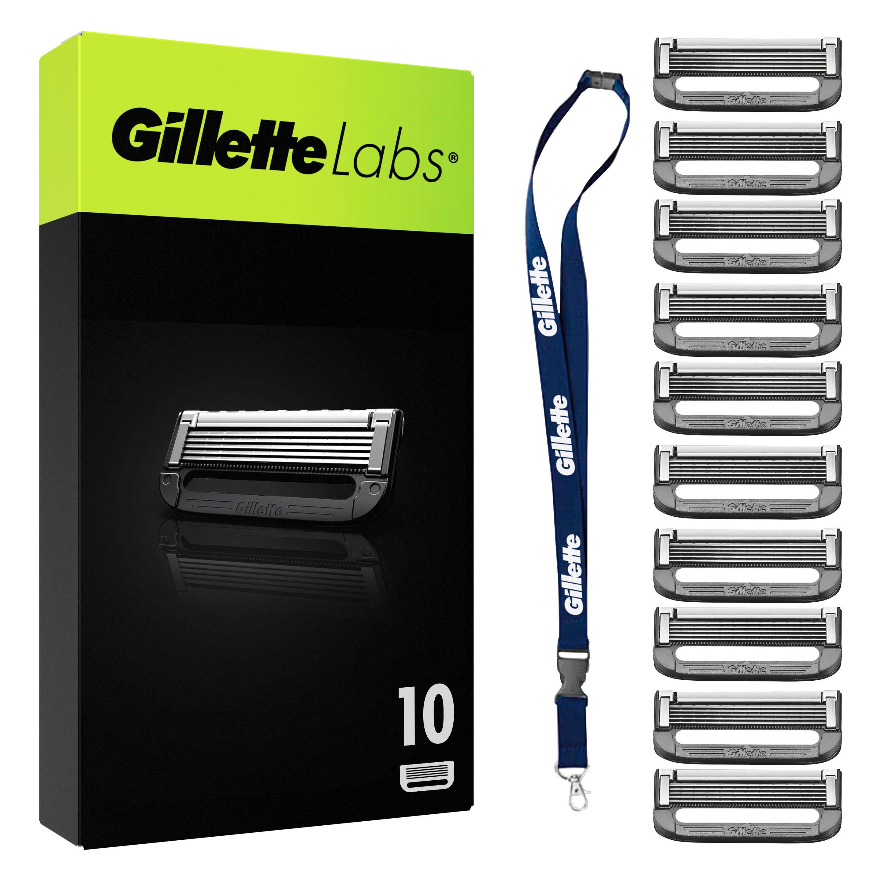 Gillette Labs Systemklingen 10er + Schlüsselanhänger Online Versandvariante (10x) (735056)