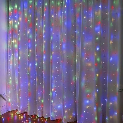 Uplift Picks Dreamy USB Curtain Lights With Remote For Effortless Room Ambiance Transformation multicolor 3x1m 100leds