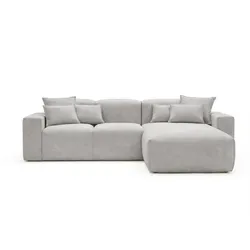 ECKSOFA Leni Grau Rechts