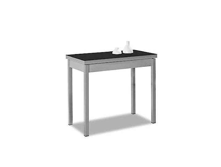 ASTIMESA Buchart: Küchentisch, Metall, Schwarz, 80 x 40 cm