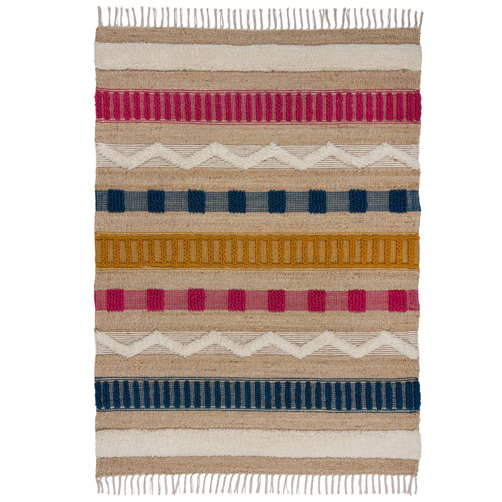 Teppich Wollmischung Bunt 160 x 230 cm - WHARFE Kadima Design