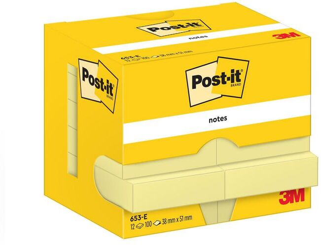 POST-IT Notes 38x51mm gul