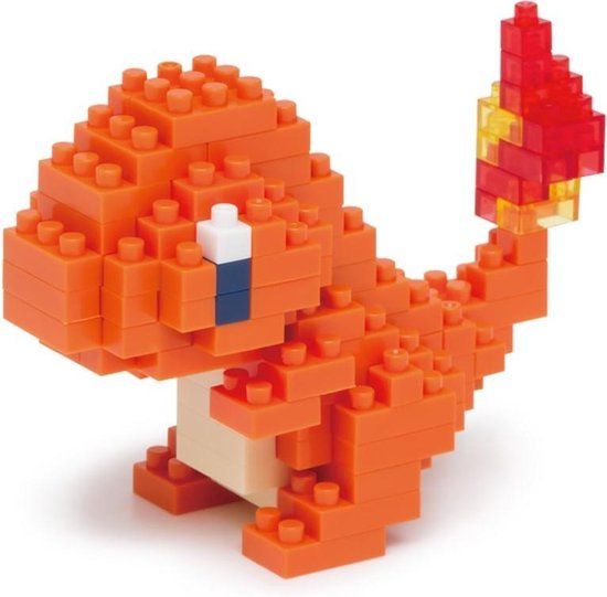 Kawada Nanoblock Pokémon Building Set-NBPM_002 Charmander (Diversen) Nieuw
