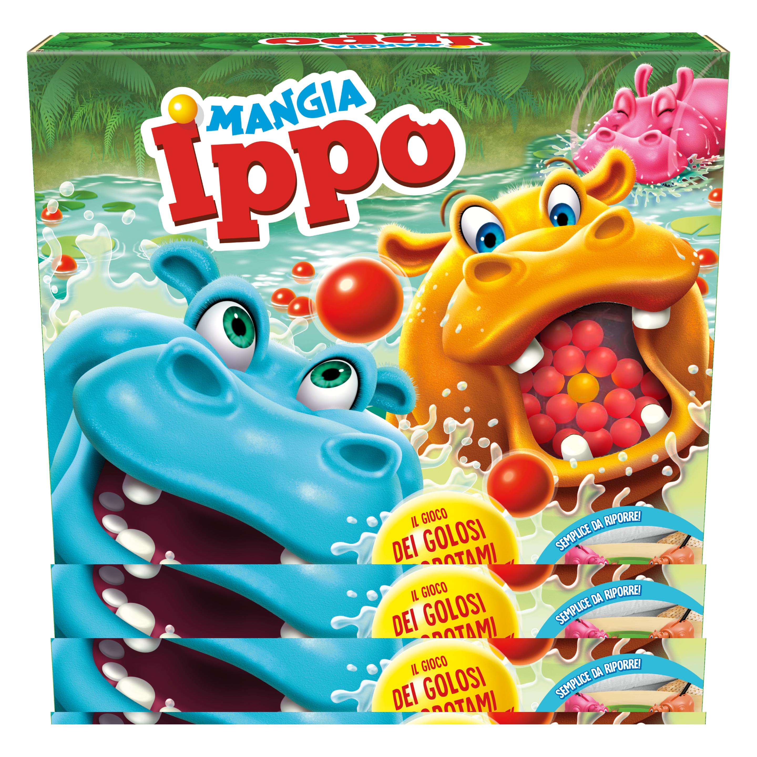 Hasbro Gaming Hippo Flipp (IT) (Italienisch, 2 - 4 Spieler) (F8815103)