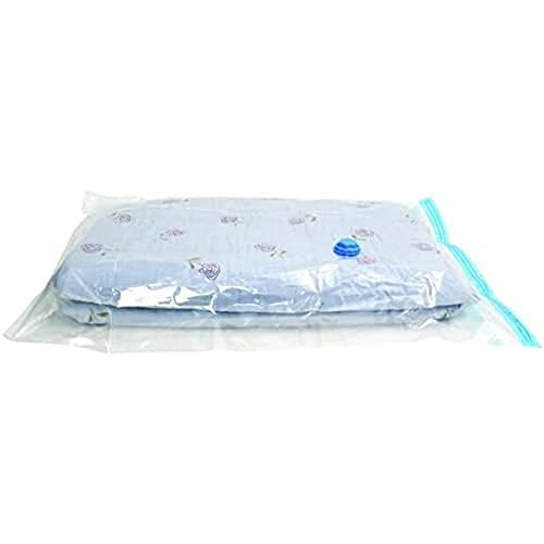 MSV Opbergtas voor kleding, transparant, met rits, 60 x 80 cm