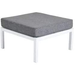Brafab Gartenhocker Weldon 70 x cm Aluminium Weiß