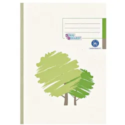 König & Ebhardt Geschäftsbuch »Recycling-Karton« - kariert weiß, 21x29.7 cm