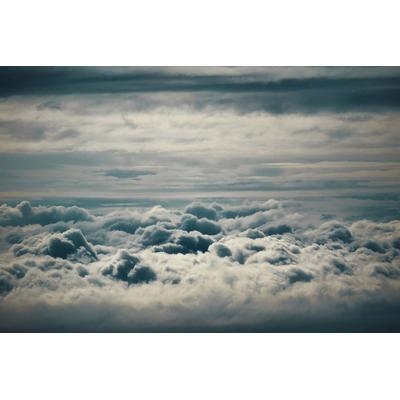 Fototapete PAPERMOON "Wolken", bunt, B:5m L:2,8m, Vlies, Tapeten