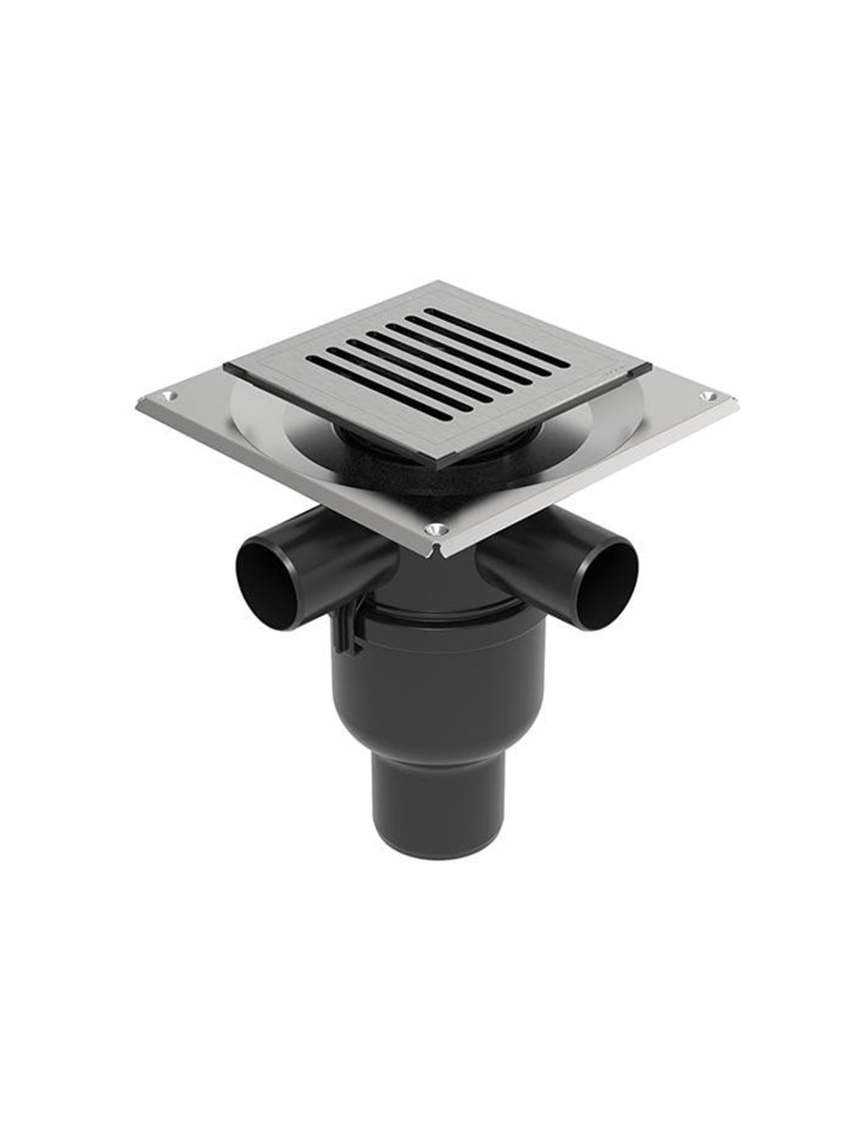 Unidrain Set 4 Square ClassicLine Column 15x15 Ø110 mm vertical
