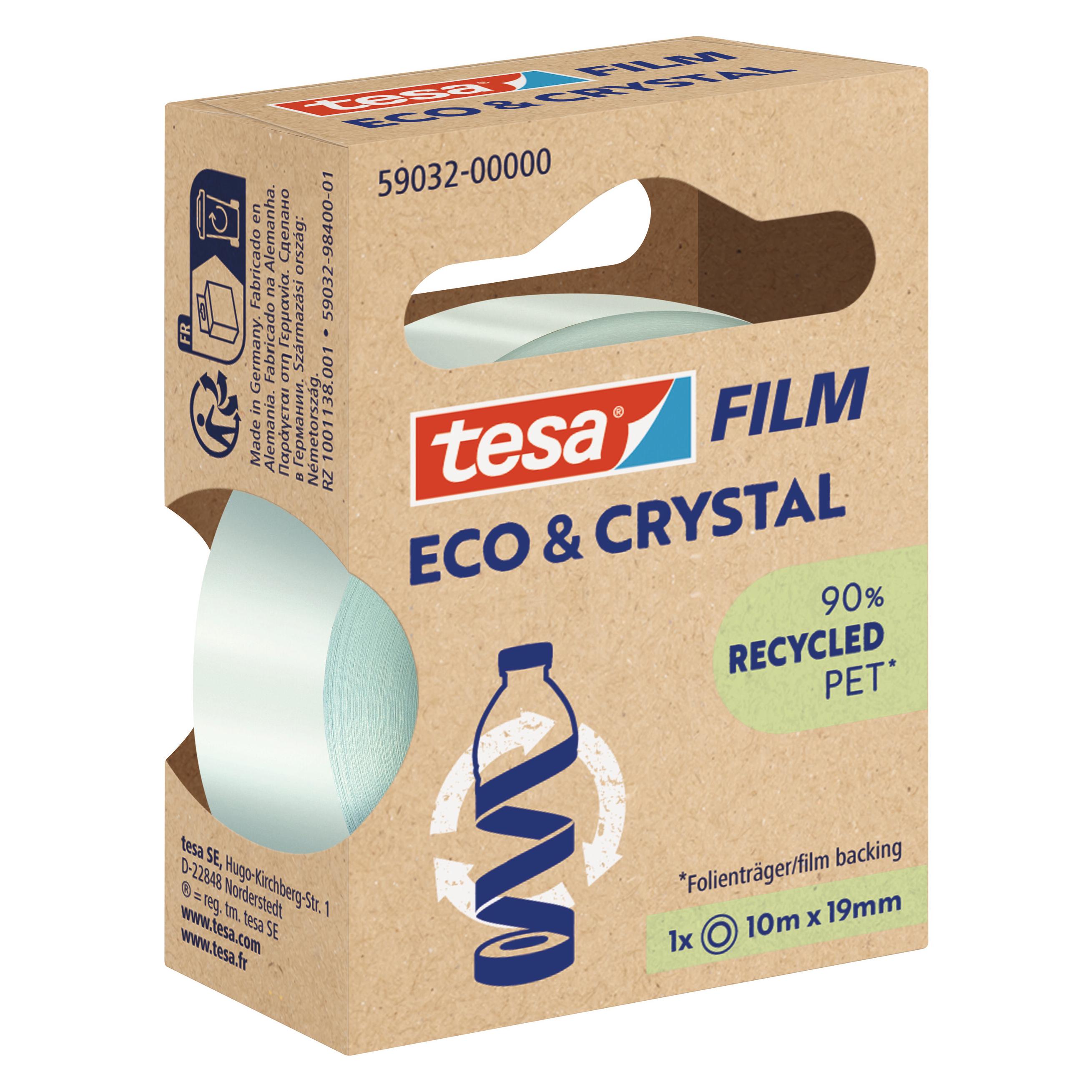 tesa tesafilm ECO & CRYSTAL Klebeband 10m:19mm (19 mm) (59032-00000-00)