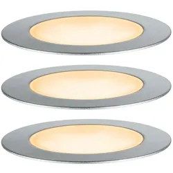 Paulmann LED-Bodeneinbauleuchte Plug&Shine Alu, Eisen, Stahl & Metall