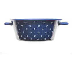 Riess Gemüsesieb ø26cm, Küchensieb, Blau