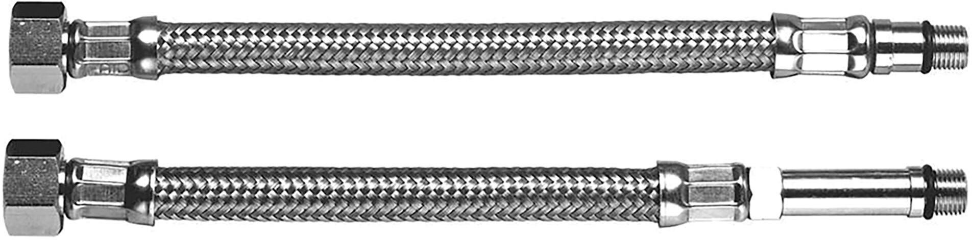 Faid COPPIA FLESSIBILI  PER MONOCOMANDO M10 x F3/8'' LUNGHEZZA 40 cm