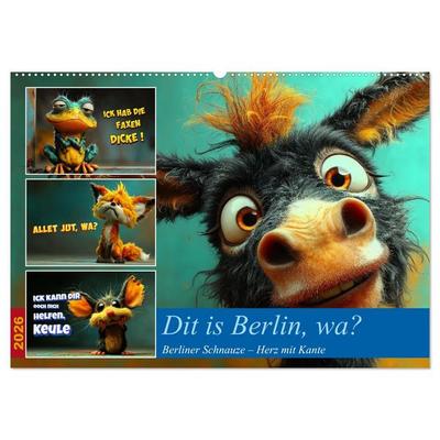 Dit is Berlin, wa? (Wandkalender 2026 DIN A2 quer), CALVENDO Monatskalender