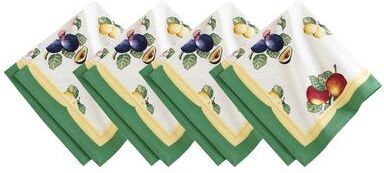 Villeroy & Boch French Garden Stain and Water Resistant Napkins, Set of 4