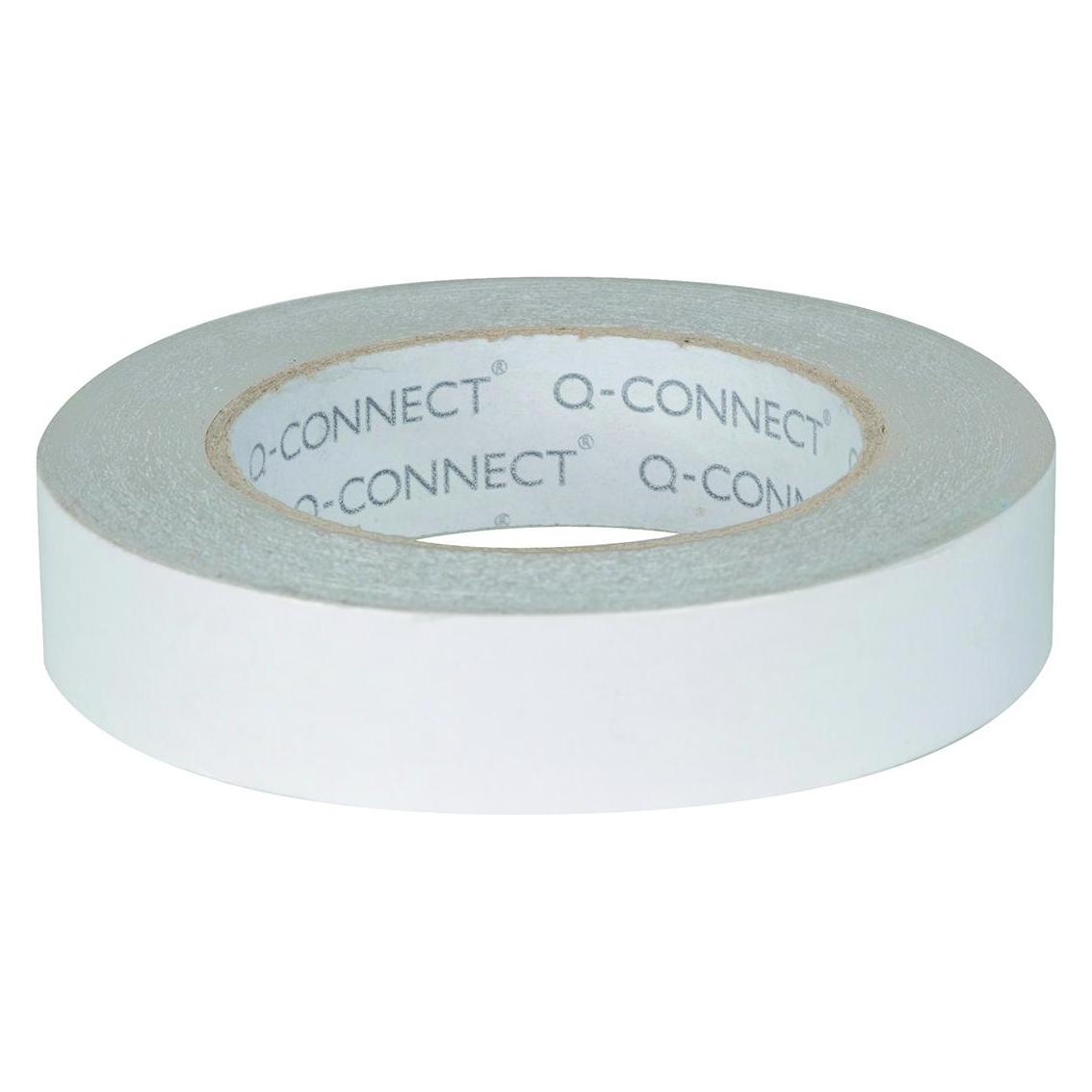Q-Connect Doppelseitiges Montageband, Schaumstoff, 18 mm, 3 m, weiss (18 mm) (KF17478)
