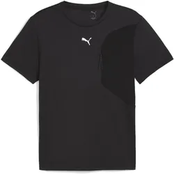 Puma, Herren, Sportshirt, M Flex Pocket Tee (M), Schwarz
