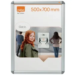 nobo Plakatrahmen 500 x 700 mm, inklusive Befestigungsset