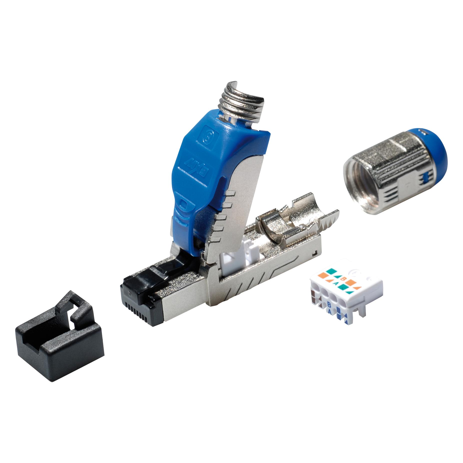 Maxtrack Tool-less Cat.8 STP Stecker (Netzwerk Zubehör) (TI 35 Q)